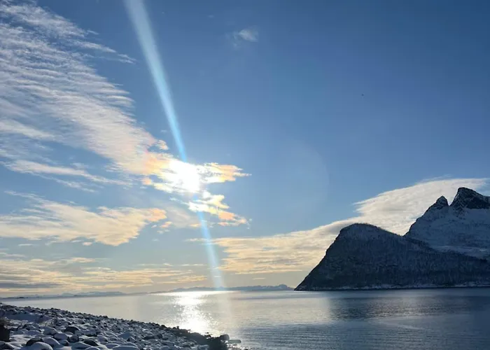 Vakantiehuis Fantastic House With Seafront In Gryllefjord